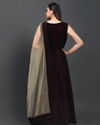 alt message - Mohey Women Statement Maroon Gown image number 2