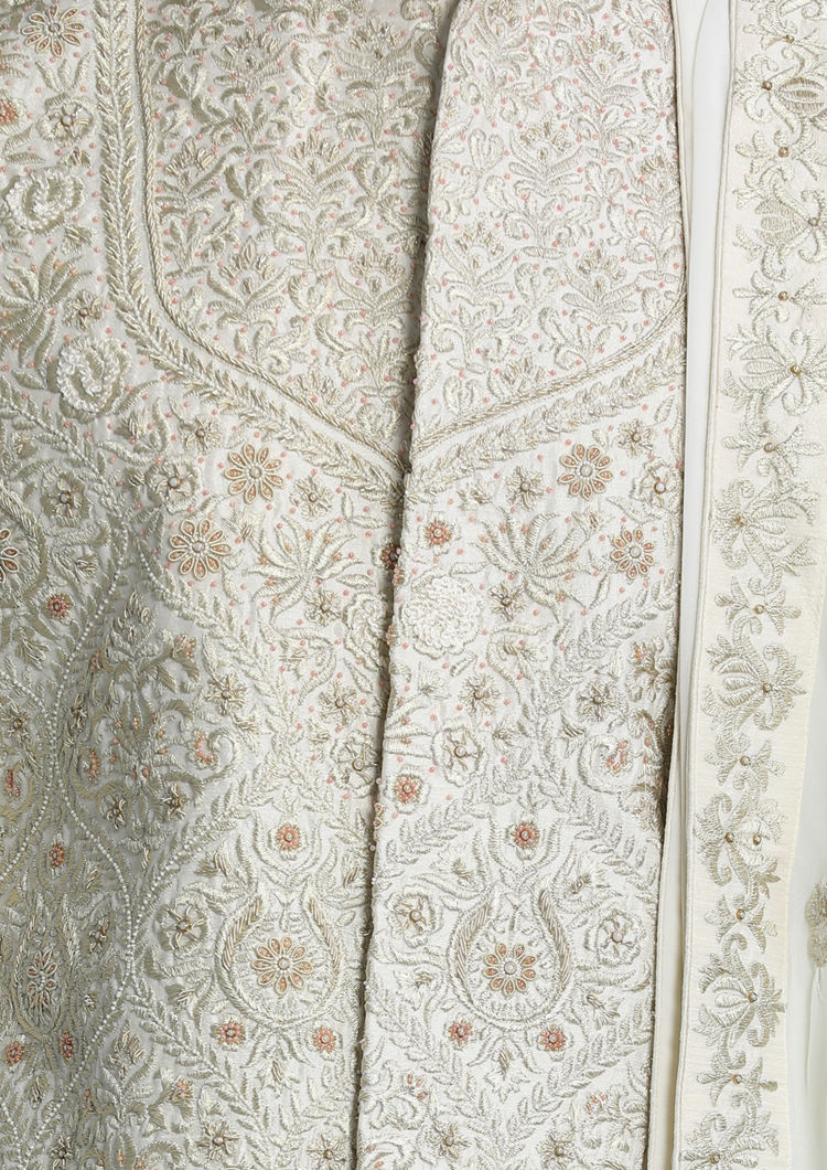 Twamev Men Exquisite Embroidered Sherwani Set image number 1