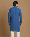 Manyavar Men Feroze Chequered Kurta