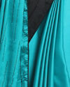 Light Blue And Black Combination Saree image number 2