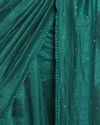Decadent Dark Green Saree image number 2