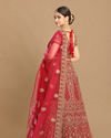 Mohey Women Magnificent Rani Pink Bridal Lehenga