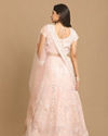 Mohey Women Detailed Pink Bridal Lehenga image number 3