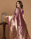 Mohey Women Royal Purple Saree