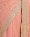 Mohey Women Georgeous Pink Saree