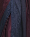 Mohey Women Gorgeous Wine And Indigo Saree