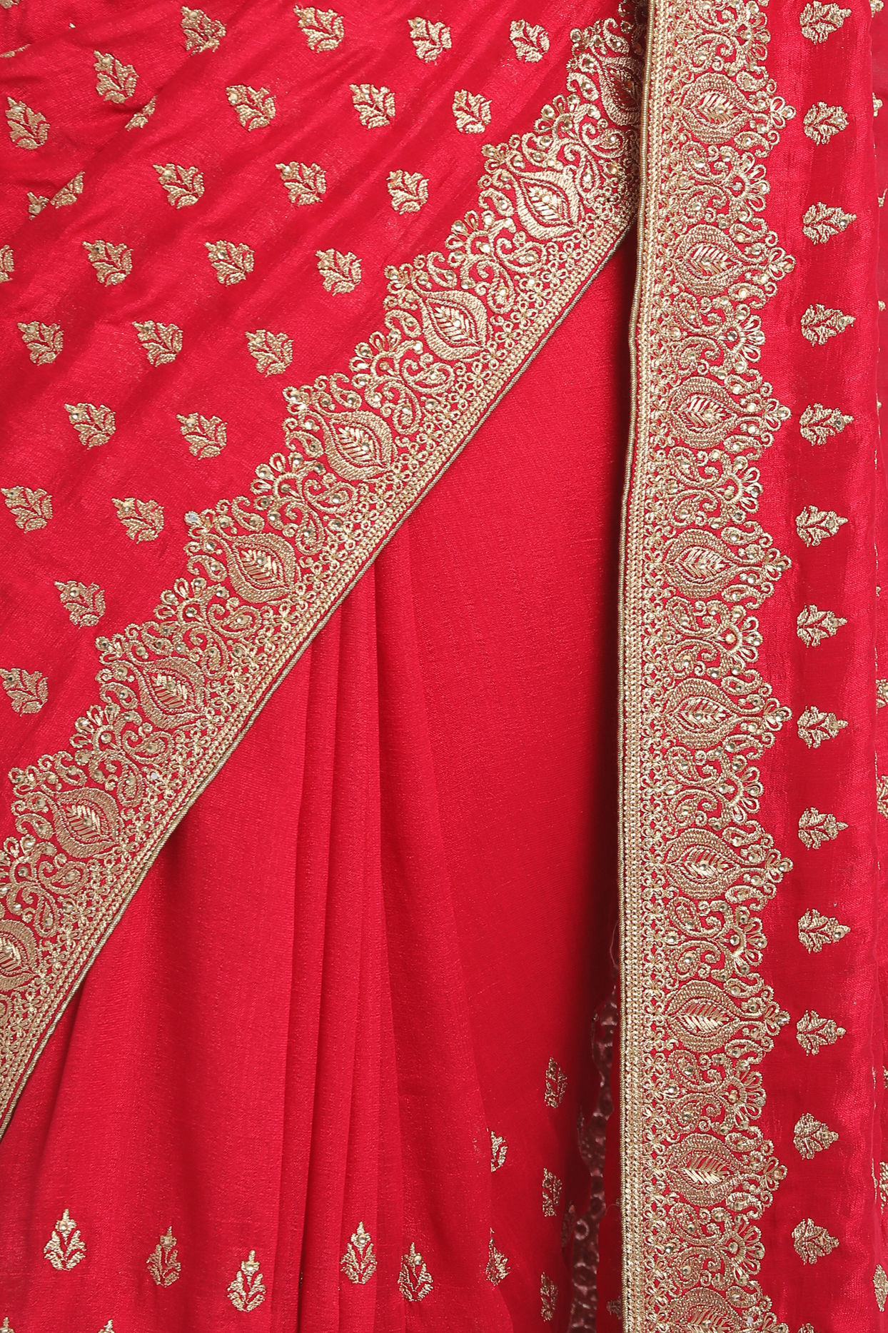 Enigmatic Rani Pink Saree image number 2