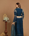 Mohey Women Glamorous Dark Blue Lehenga