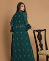 Mohey Women Bottle Green Stitched Suit