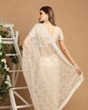 Mohey Women Glamorous Fawn Saree