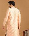 alt message - Manyavar Men Classy Light Pink Sherwani image number 2