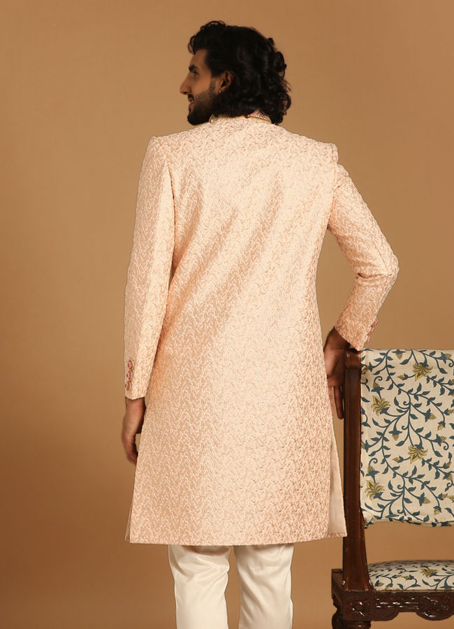 Manyavar Men Quintessential Gajaree Sherwani
