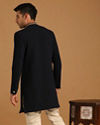 Manyavar Men Vibrant Blue Indo Western