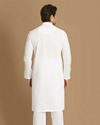 Manyavar Men Classic White Kurta Set