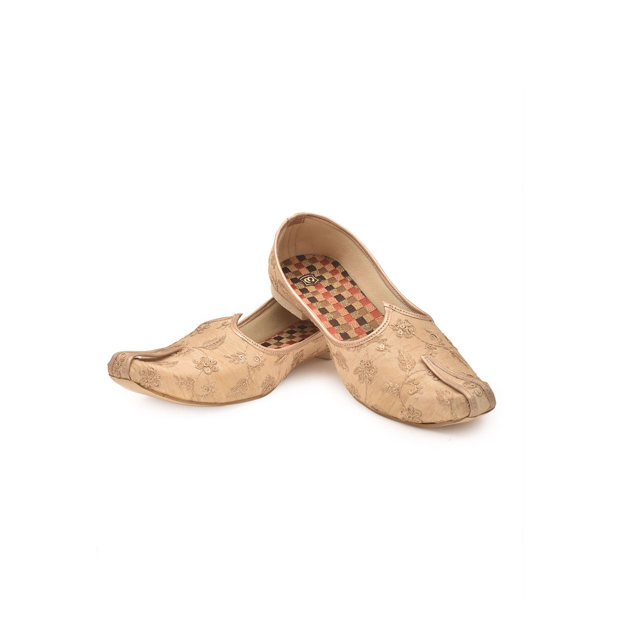 Manyavar Men Elegant Biscuit Jooti