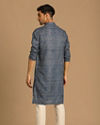 Manyavar Men Casual Blue Kurta