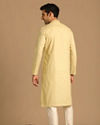 Beige Solid Kurta Set image number 2