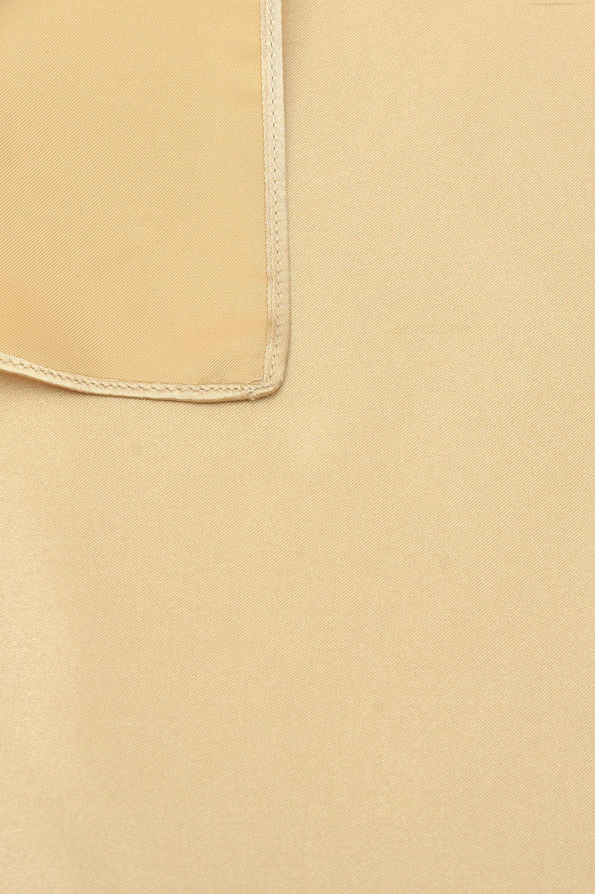 Manyavar Men Satin Fawn Pocket Square