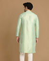 Manyavar Men Subtle Light Green Kurta Pajama