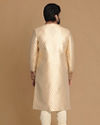 Manyavar Men Graceful Beige Sherwani Set