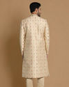 Manyavar Men Resplendent Beige Sherwani