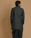 alt message - Manyavar Men Contemporary Green Indo-Western image number 3