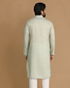 Manyavar Men Subtle Green Kurta Pajama