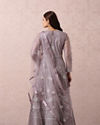 Mohey Women Purple Embellished Gown With Dupatta
