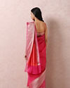 Mohey Women Rani Pink Chanderi Saree