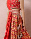 Mohey Women Mustard Yellow Benarasi Lehenga With Border
