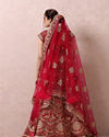 Mohey Women Rani Embroidered Bridal Lehenga