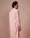 Manyavar Men Rani Pink Chikankari Kurta Set