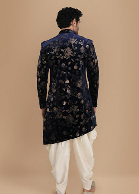 Wedressfashion Ranveer Singh Green Printed Kurta Jacket Set