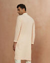Manyavar Men Pink Chikankari Kurta Set