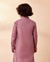 Manyavar Boys Boys Carnation Pink Kurta Set