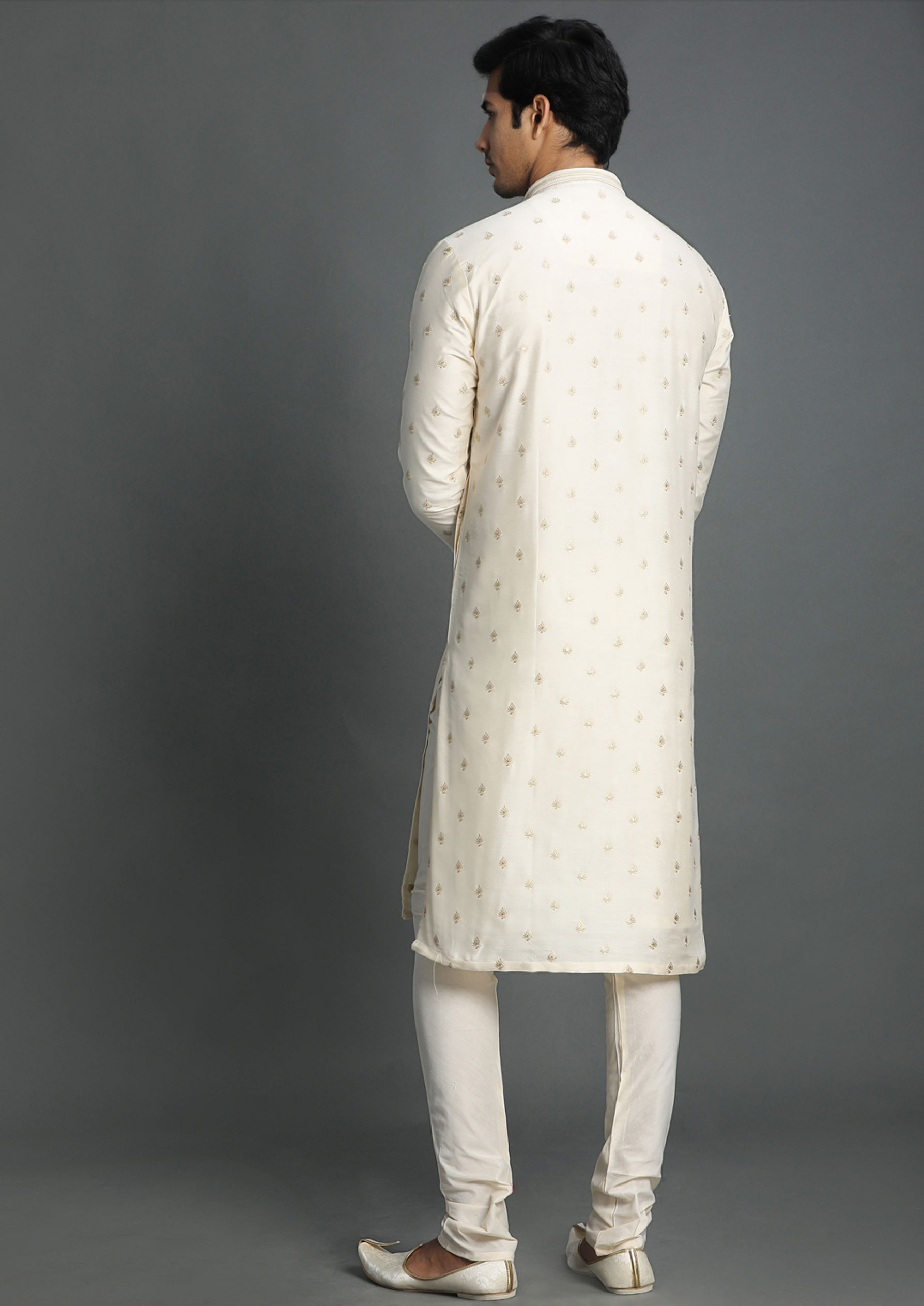 Twamev Men Stylish Cream Kurta Set