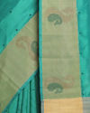 Mohey Women Sensational Sea Green Saree image number 2