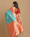 Mohey Women Trendy Dark Green Saree
