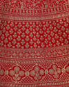Mohey Women Graceful Embroidered Rani Bridal Lehenga