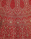 alt message - Mohey Women Magnificent Rani Pink Lehenga image number 4