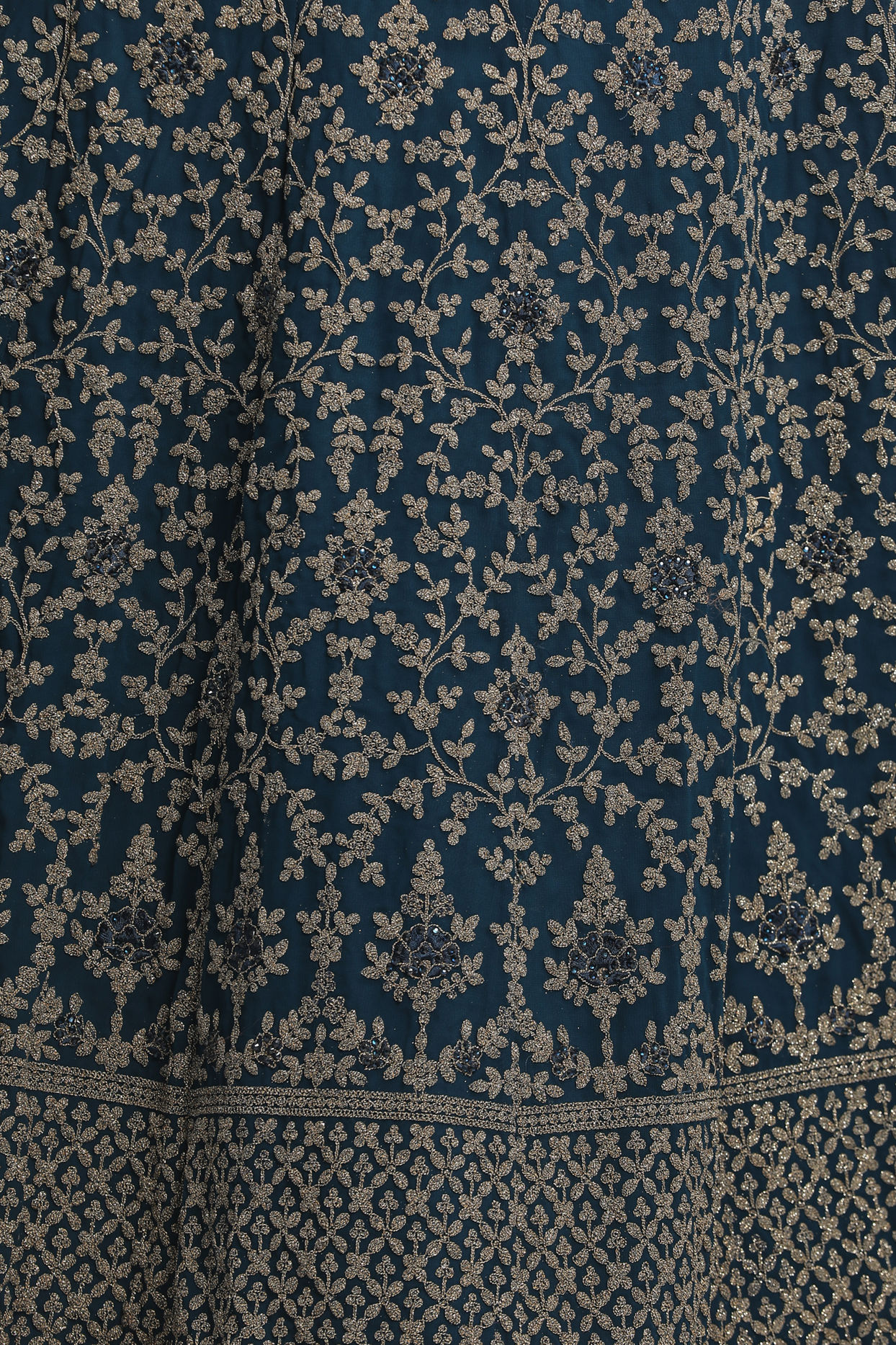 Mohey Women Exotic Blue Georgette Lehenga