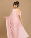 Mohey Women Princessy Pink Saree