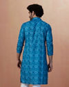 Manyavar Men Feroze Blue Kurta