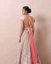 alt message - Mohey Women Light Pink Embellished Lehenga image number 3