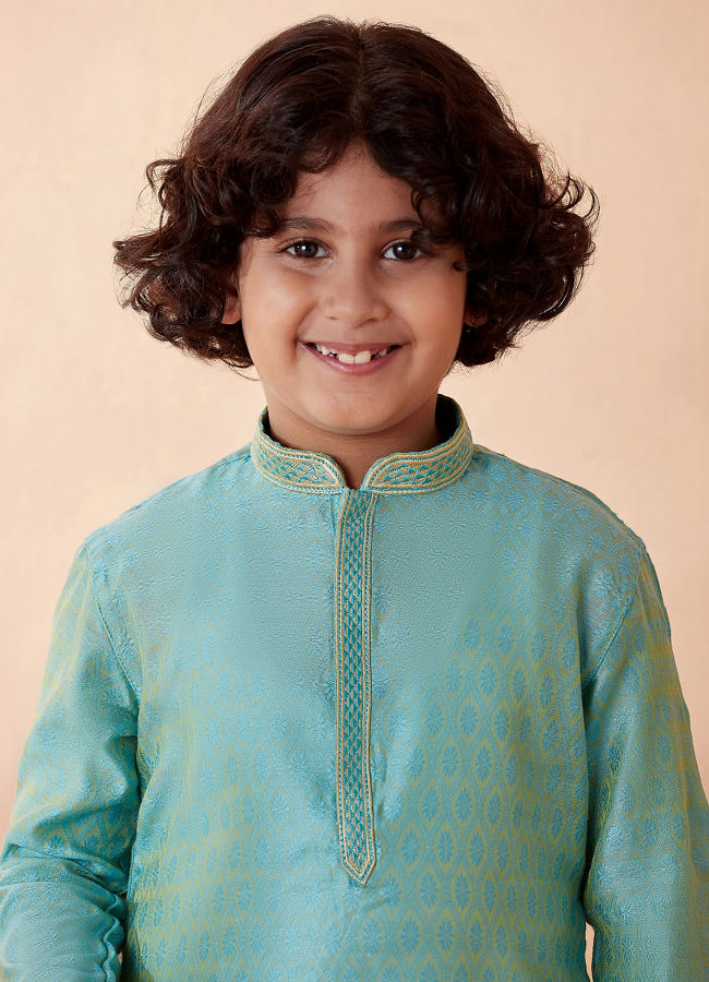 Manyavar kurtas shop for kids