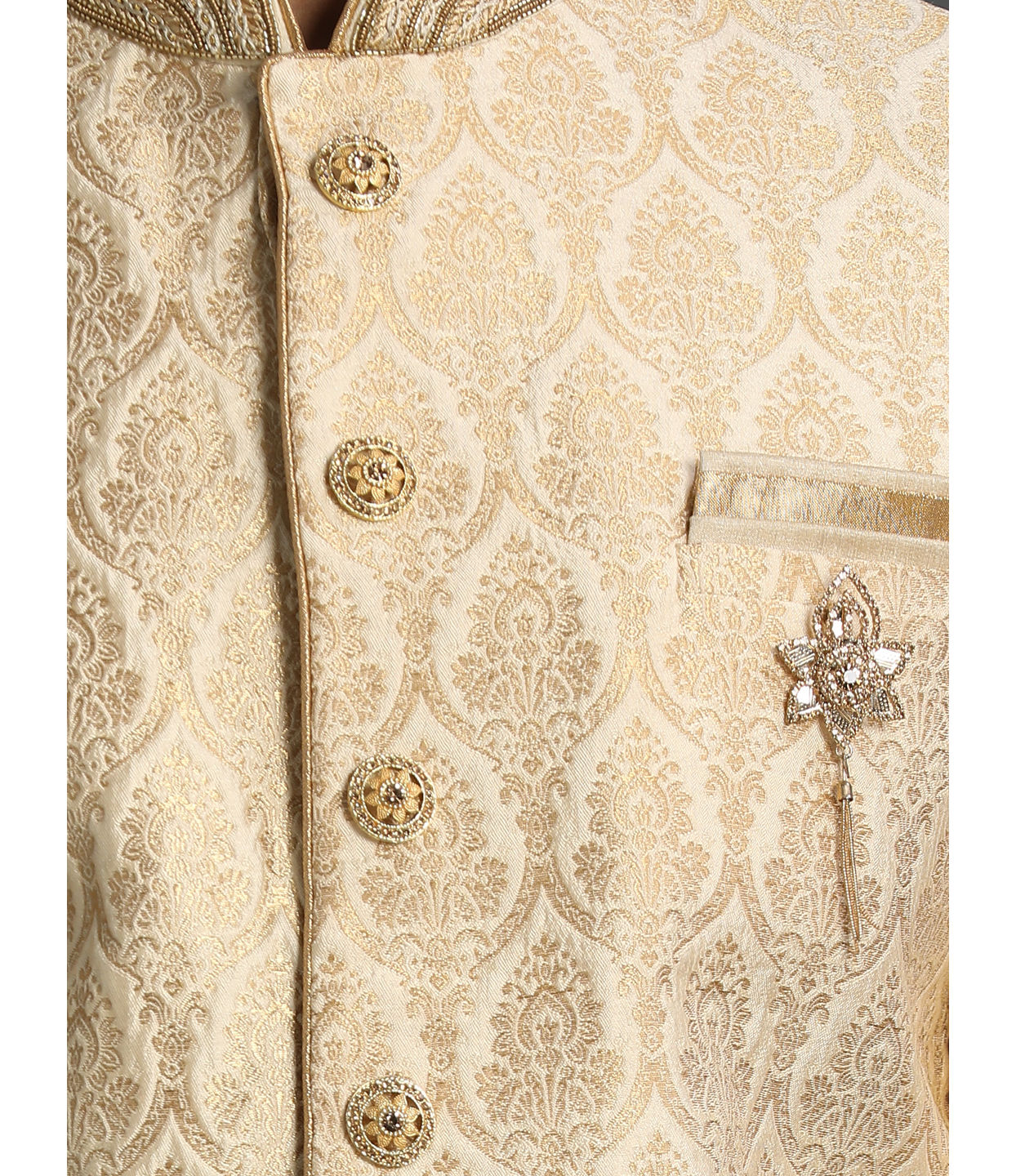 Manyavar Men Classic Light Colored Traditional Sherwani
