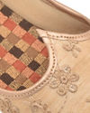 Manyavar Men Elegant Biscuit Jooti
