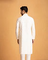 Manyavar Men Light Colored Self Design Kurta Set