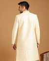 alt message - Manyavar Men Quintessential Cream Sherwani image number 2