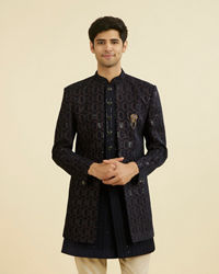 Manyavar Men Midnight Velvet Indo Western